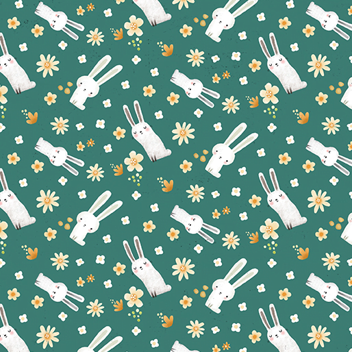 Meadow bunny - Teal