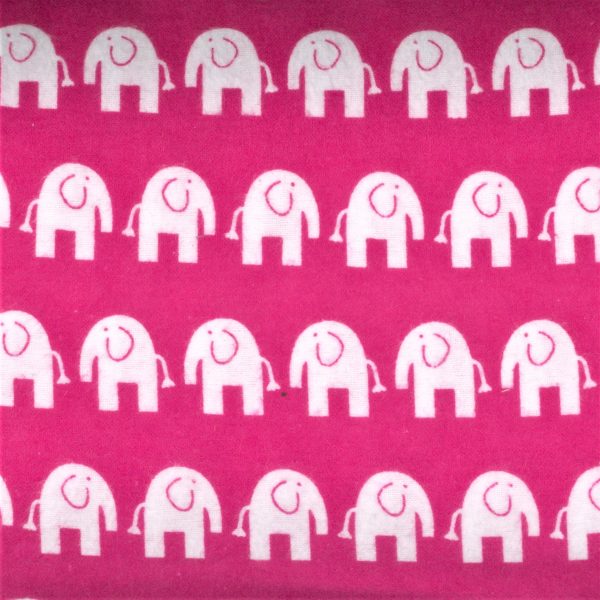 Éléphants - Rose