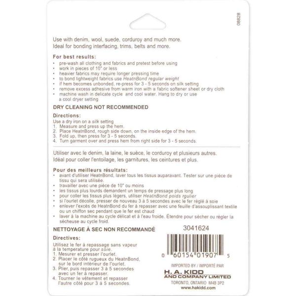 Ruban thermocollant HEATNBOND - 19mm x 9m – Image 2