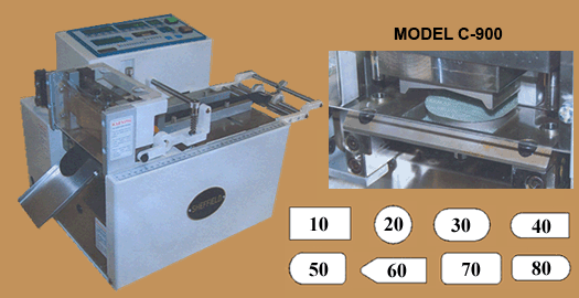 Sheffield (Strip cutter) Machine de découpe de formes spéciales - Velcro