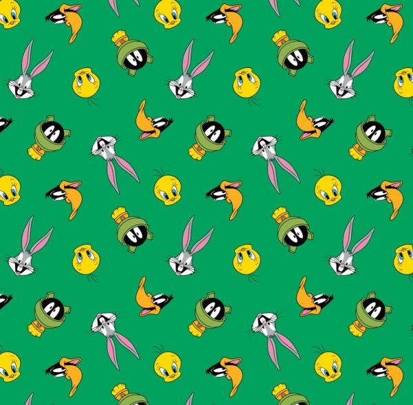 Tossed faces - Green