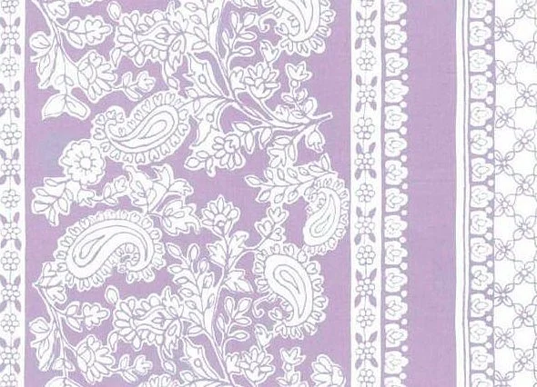Imprimé de bordure - Lilas