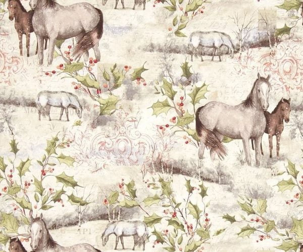 Mid winter horses