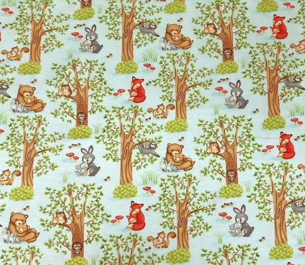 Lapins, ours et renards - Bleu