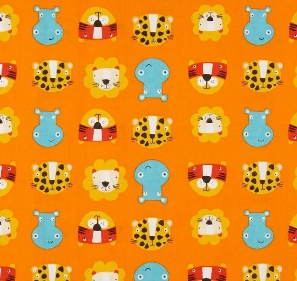 Animaux de la Savane - Orange