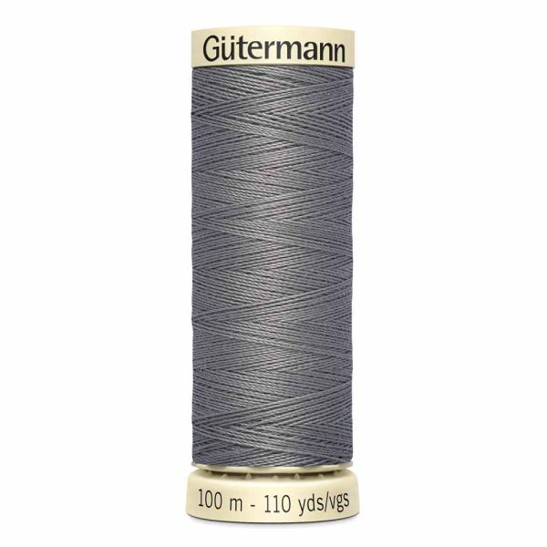 Gütermann 100% polyester (tout usage) 100m - Gris