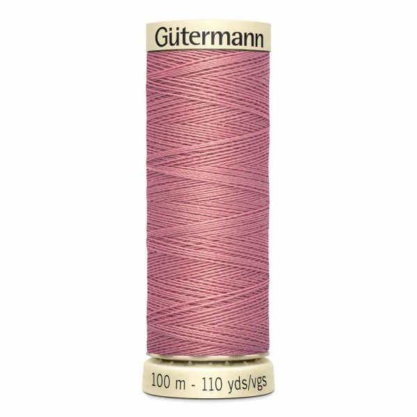 Gütermann 100% polyester (tout usage) 100m - Vieux rose