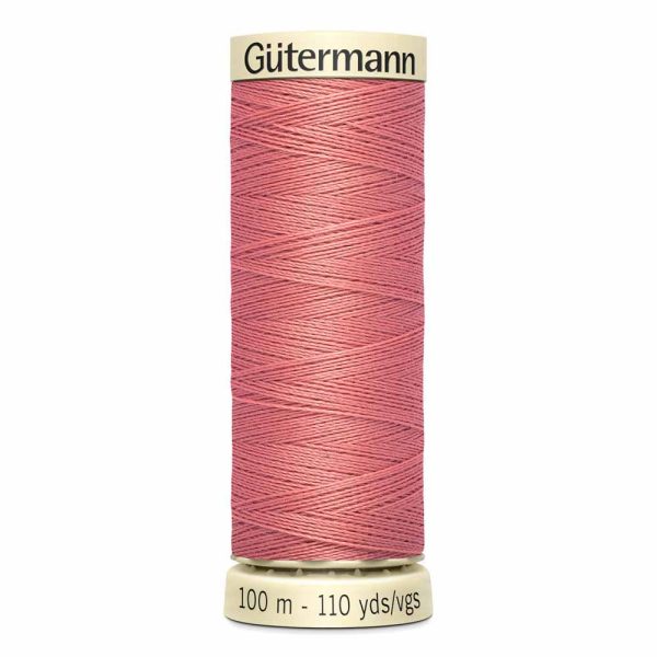 Gütermann 100% polyester (tout usage) 100m - Rose corail