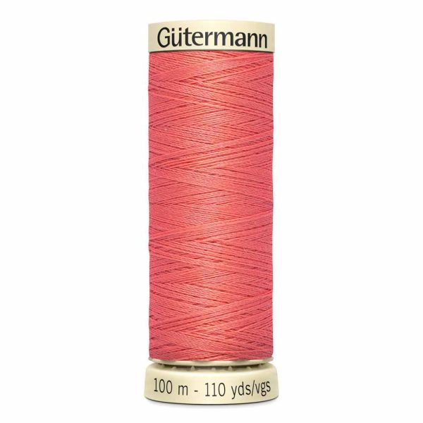 Gütermann 100% polyester (tout usage) 100m - Corail clair