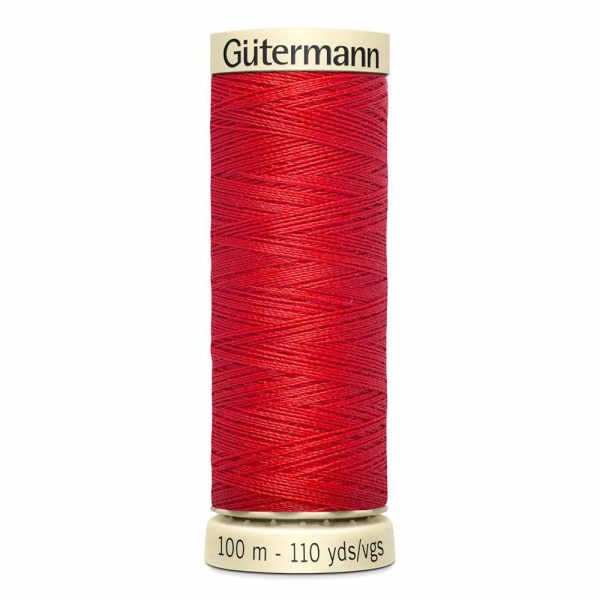 Gütermann 100% polyester (tout usage) 100m - Rouge flamme