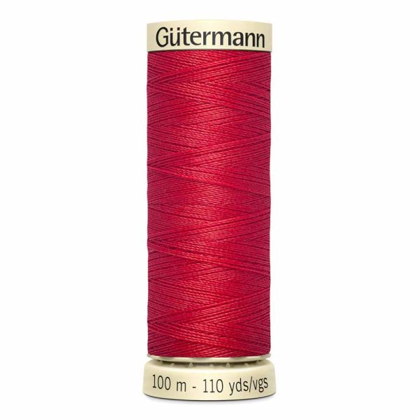 Gütermann 100% polyester (tout usage) 100m - Vrai rouge