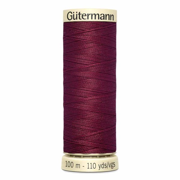 Gütermann 100% polyester (tout usage) 100m - Grenat