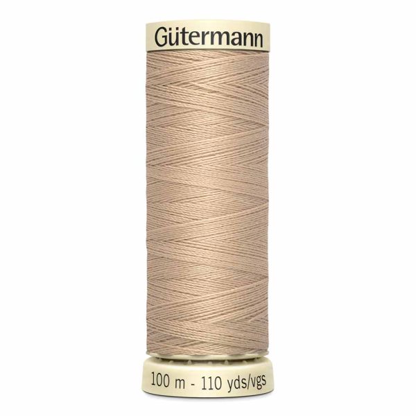 Gütermann 100% polyester (tout usage) 100m - Écru