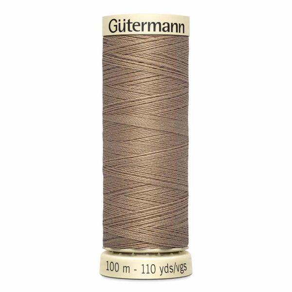 Gütermann 100% polyester (tout usage) 100m - Beige colombe