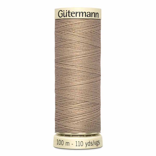 Gütermann 100% polyester (tout usage) 100m - Mastic