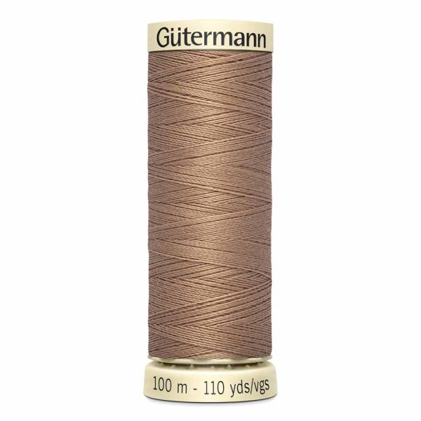 Gütermann 100% polyester (tout usage) 100m - Fauve