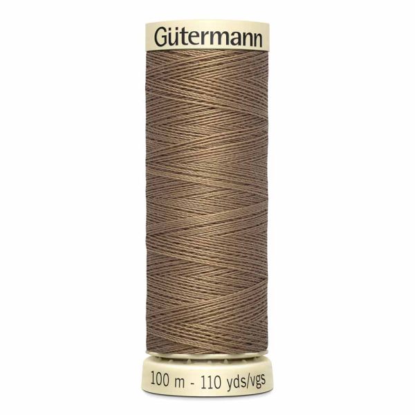 Gütermann 100% polyester (tout usage) 100m - Brun clair