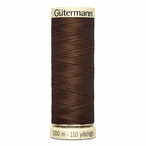 Gütermann 100% polyester (tout usage) 100m - Brun botte