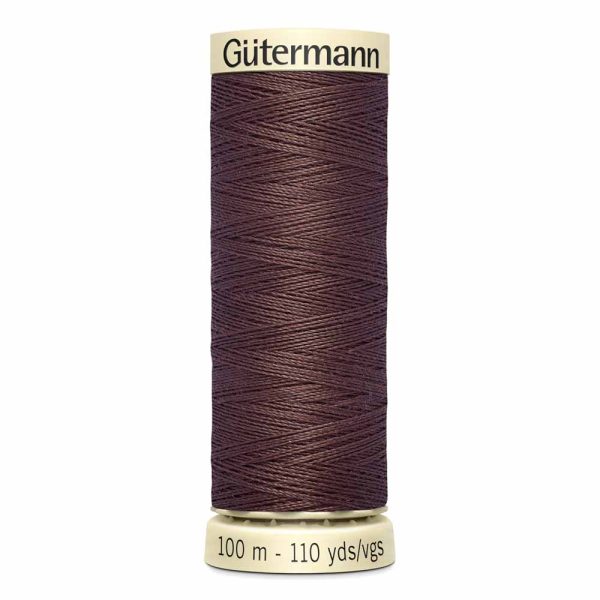 Gütermann 100% polyester (tout usage) 100m - Brun selle