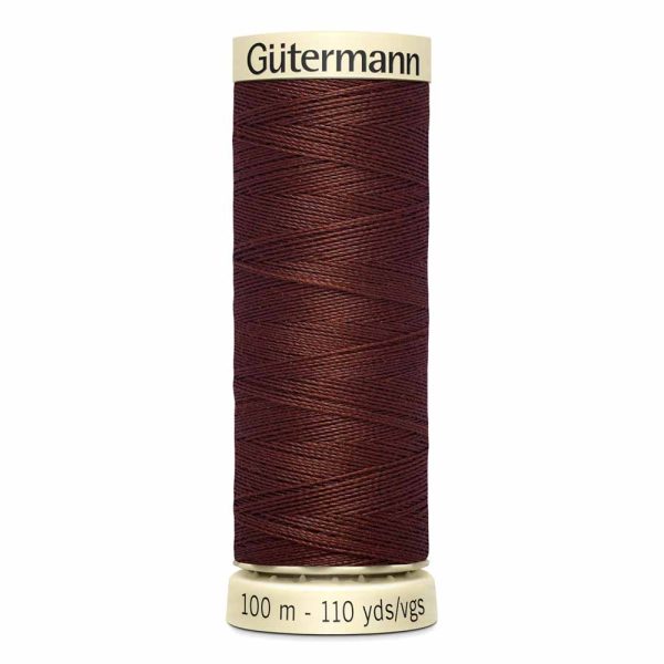 Gütermann 100% polyester (tout usage) 100m - Chocolat