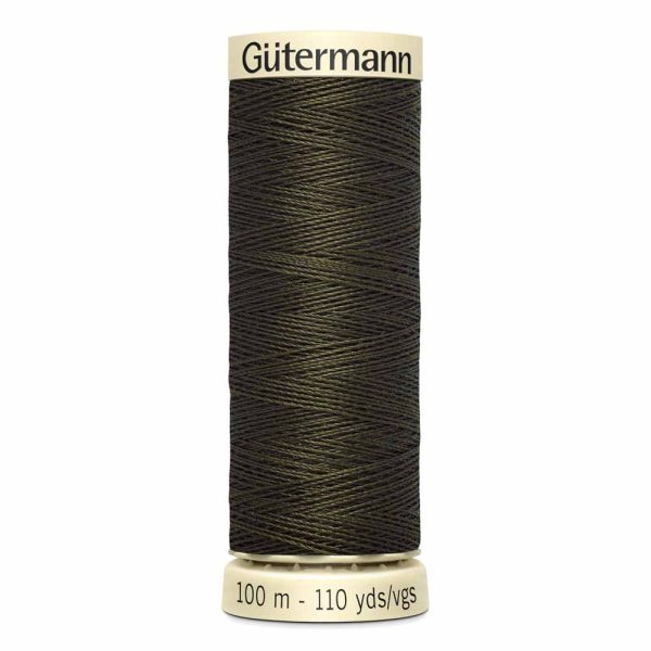 Gütermann 100% polyester (tout usage) 100m - Brun châtaigne