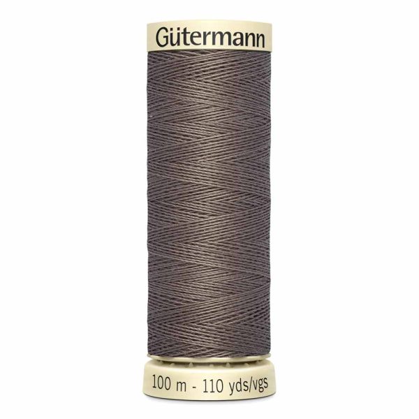 Gütermann 100% polyester (tout usage) 100m - Taupe foncé 2