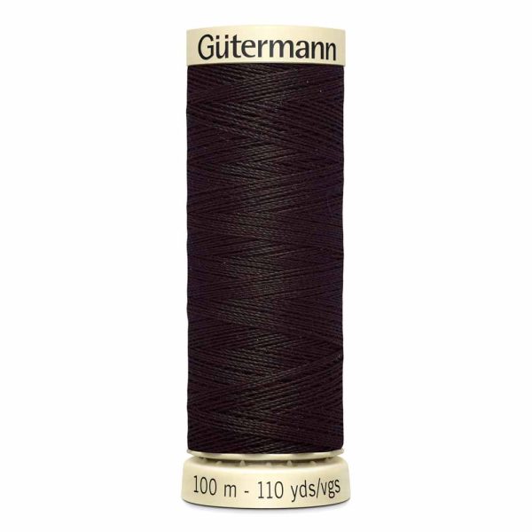 Gütermann 100% polyester (tout usage) 100m - Brun