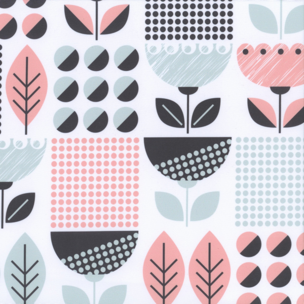 Tulip squares - White