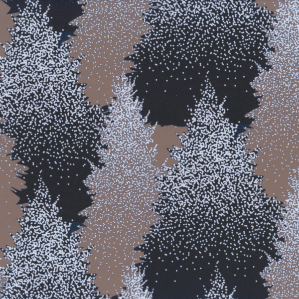 Sapins - Bleu et beige