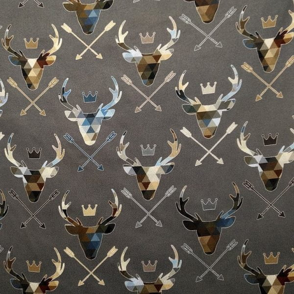 Cerfs et Flèches - Gris