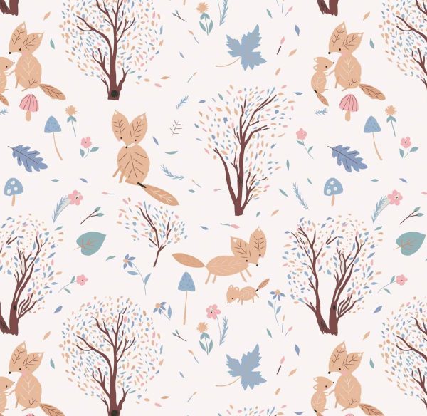 Tricot fox stamp