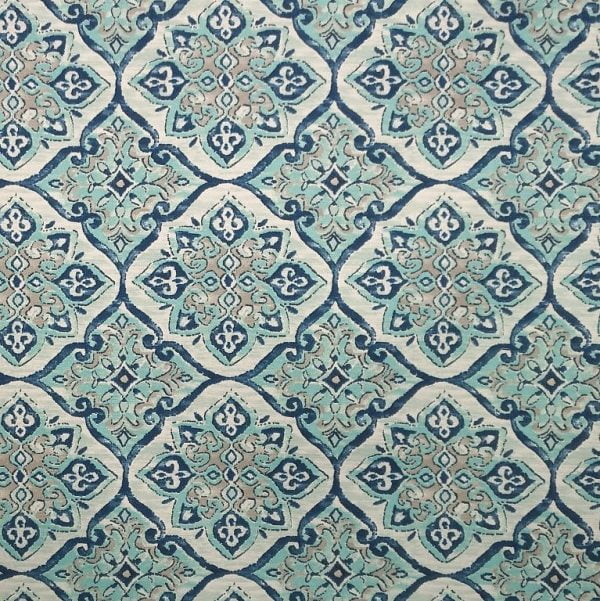 Mosaïque losanges - Bleu