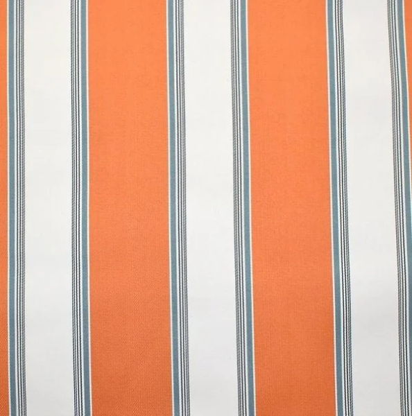 Rayures - Orange et blanc
