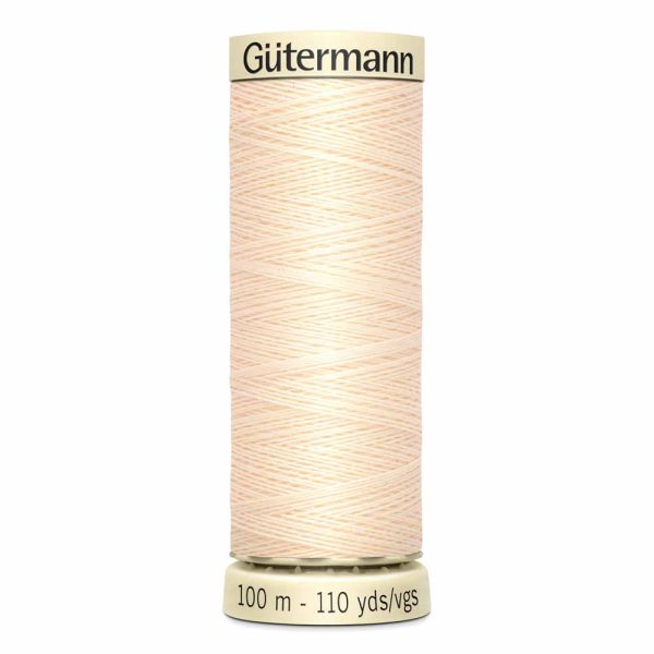 Gütermann 100% polyester (tout usage) 100m - Ivoire