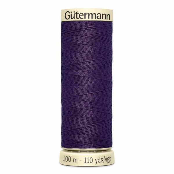 Gütermann 100% polyester (tout usage) 100m - Prune foncé