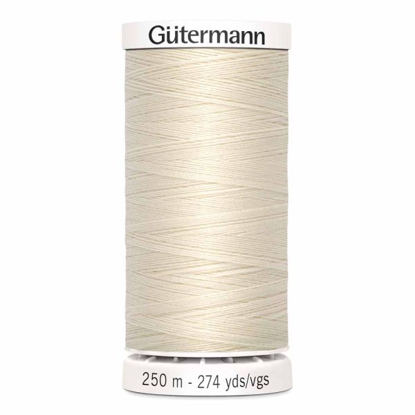 Gütermann 100% polyester (tout usage) 250m - Coquille d'œuf