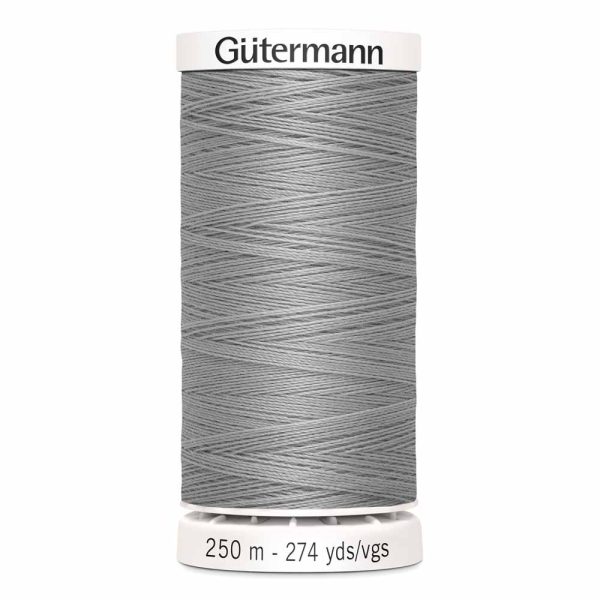 Gütermann 100% polyester (tout usage) 250m - Gris brume