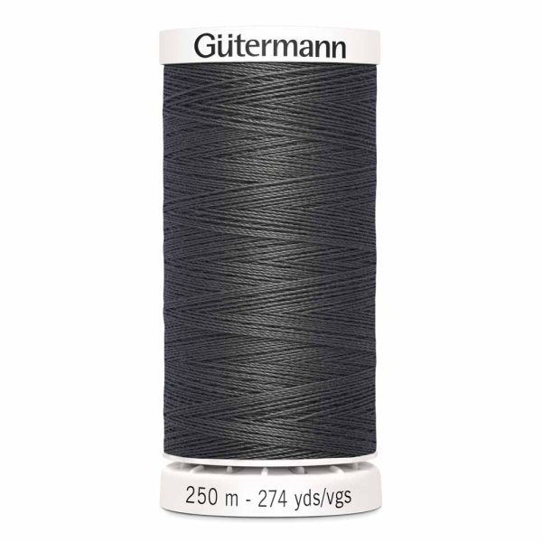Gütermann 100% polyester (tout usage) 250m - Fumée