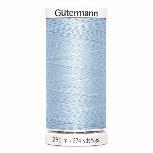 Gütermann 100% polyester (tout usage) 250m - Bleu écho