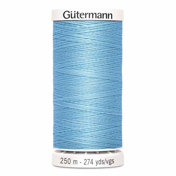 Gütermann 100% polyester (tout usage) 250m - Bleu poudre