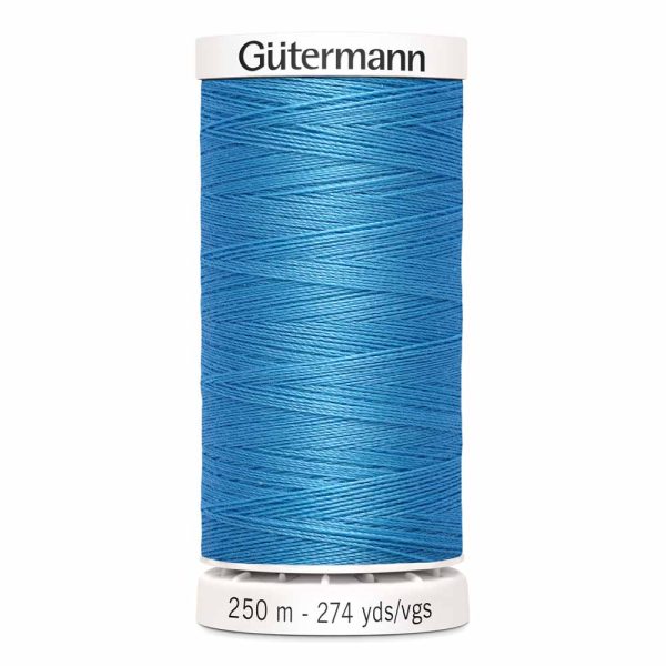 Gütermann 100% polyester (tout usage) 250m - Vrai bleu