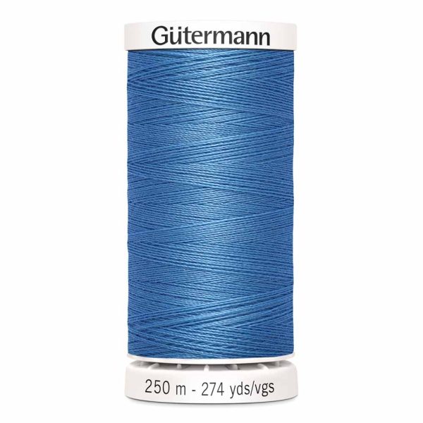 Gütermann 100% polyester (tout usage) 250m - Bleu français
