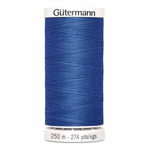 Gütermann 100% polyester (tout usage) 250m - Bleu alpin