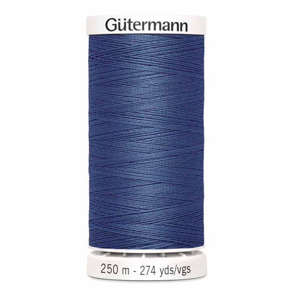 Gütermann 100% polyester (tout usage) 250m - Bleu pierre