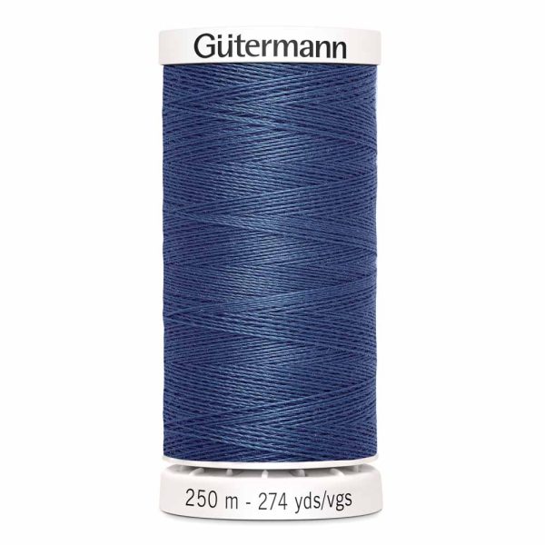 Gütermann 100% polyester (tout usage) 250m - Bleu acier