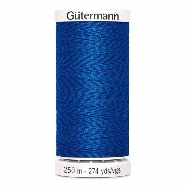 Gütermann 100% polyester (tout usage) 250m - Bleu électrique