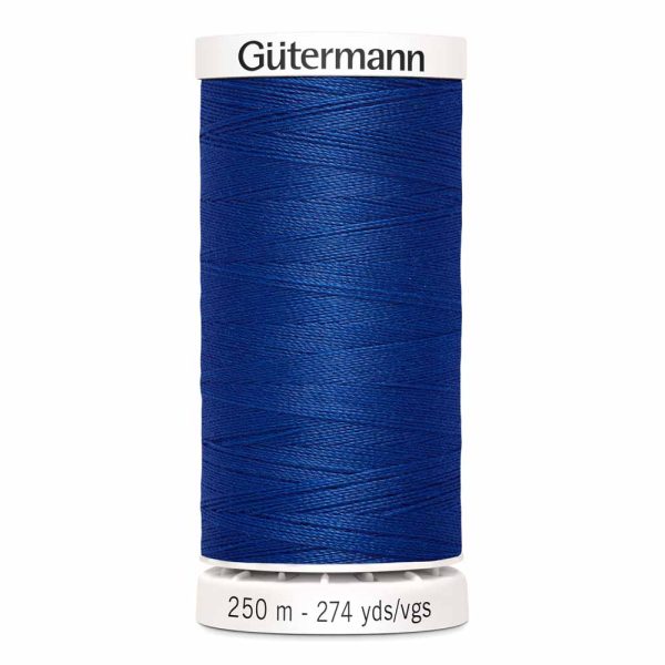 Gütermann 100% polyester (tout usage) 250m - Bleu yale