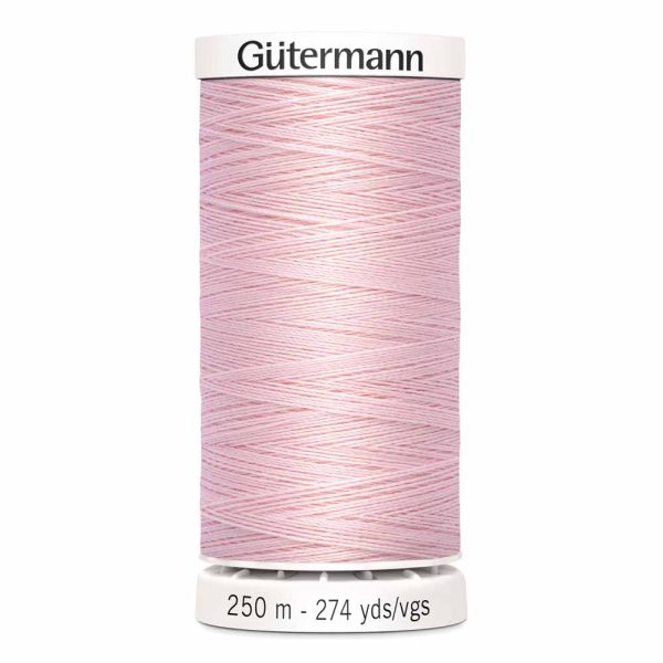 Gütermann 100% polyester (tout usage) 250m - Rose pétale