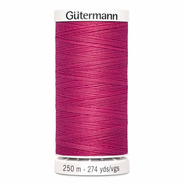 Gütermann 100% polyester (tout usage) 250m - Rose vif