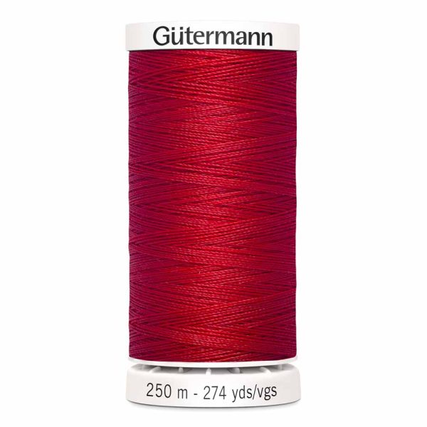 Gütermann 100% polyester (tout usage) 250m - Écarlate